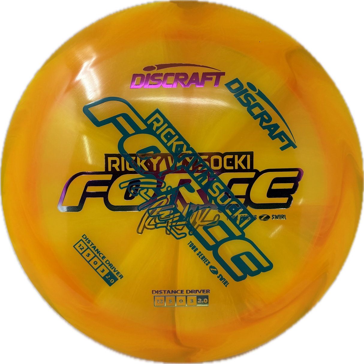 2025 Tour Series Force | Ricky Wysocki-Discraft-Foundation Disc Golf