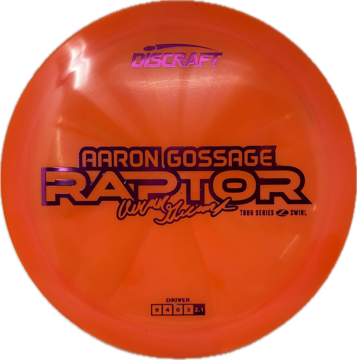 2025 Tour Series Raptor | Aaron Gossage-Discraft-Foundation Disc Golf