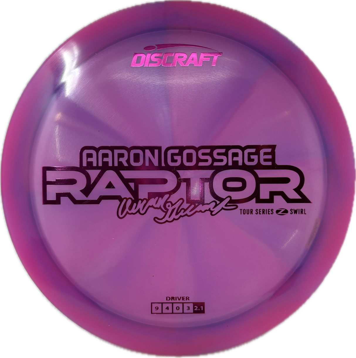 2025 Tour Series Raptor | Aaron Gossage-Discraft-Foundation Disc Golf