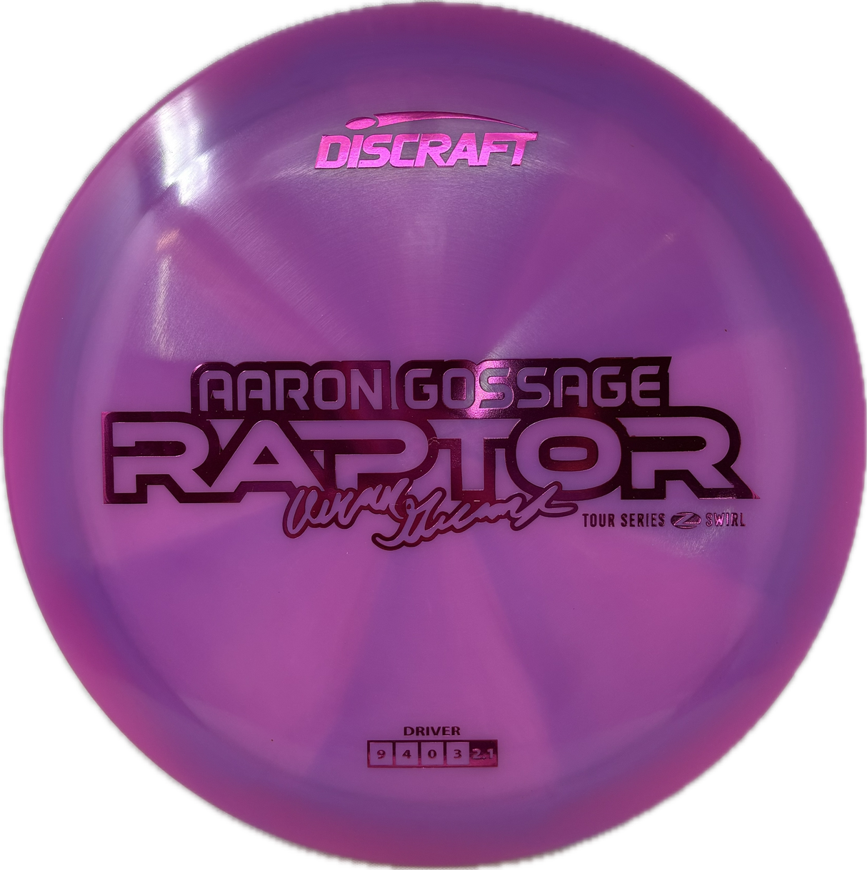 2025 Tour Series Raptor | Aaron Gossage-Discraft-Foundation Disc Golf