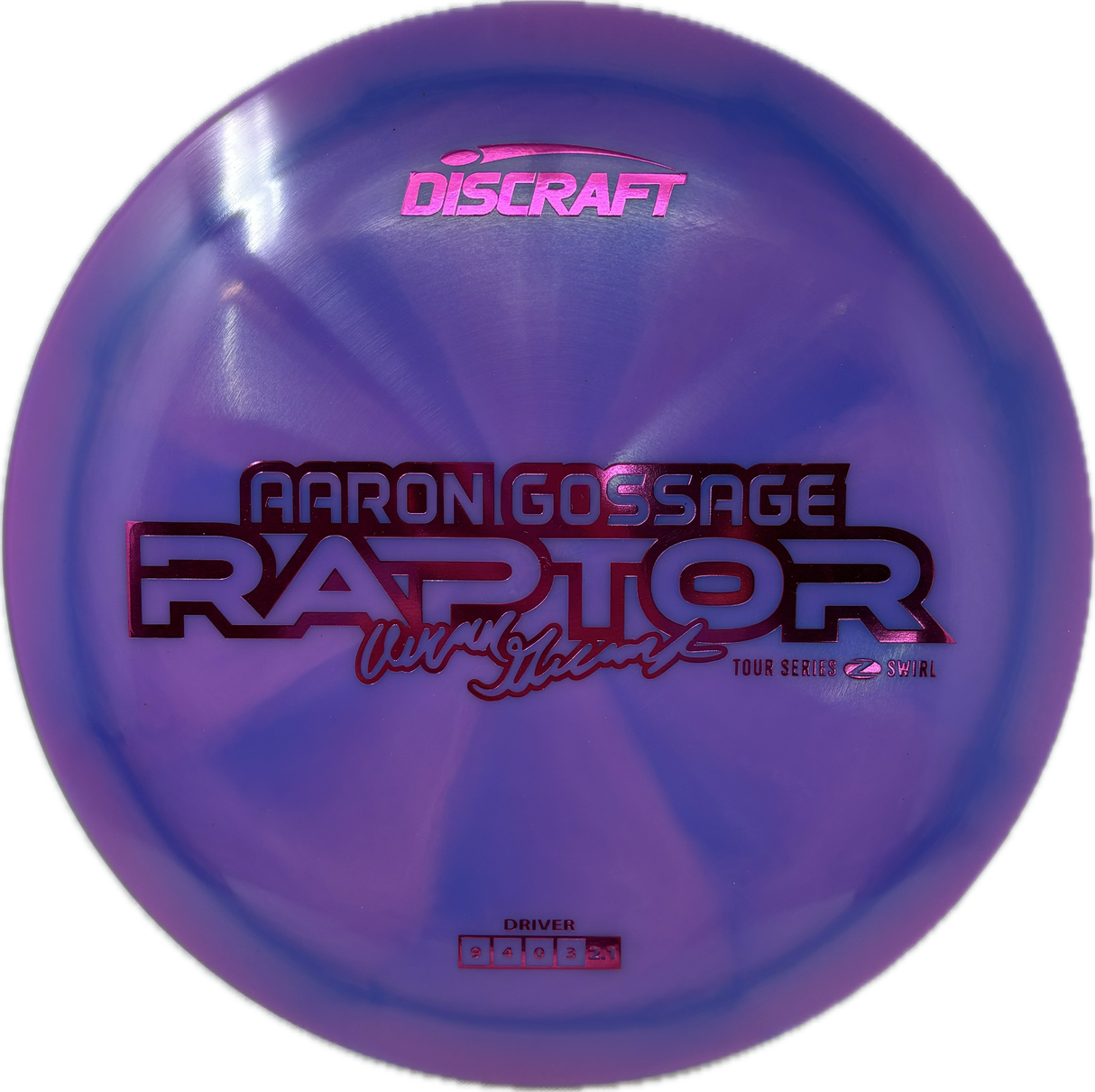 2025 Tour Series Raptor | Aaron Gossage-Discraft-Foundation Disc Golf