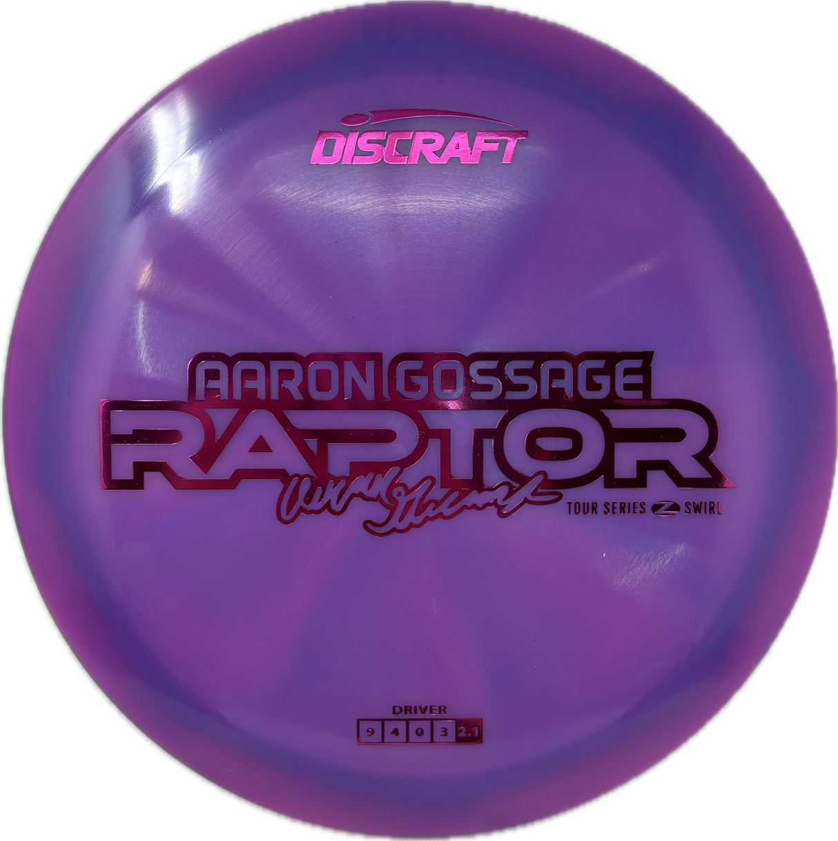 2025 Tour Series Raptor | Aaron Gossage-Discraft-Foundation Disc Golf
