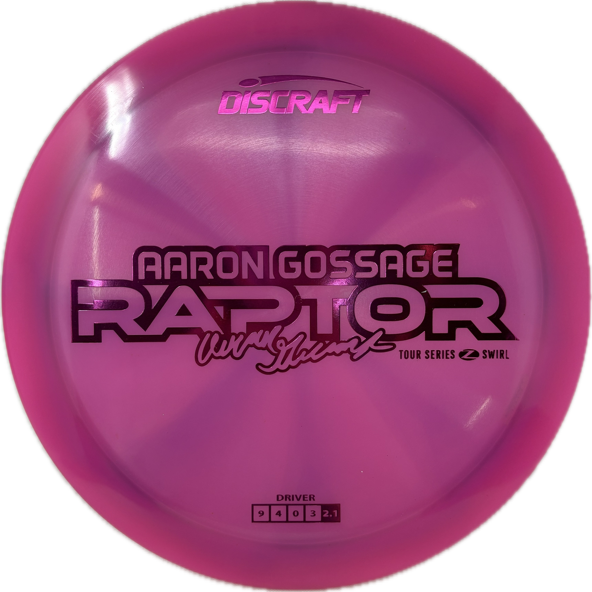 2025 Tour Series Raptor | Aaron Gossage-Discraft-Foundation Disc Golf