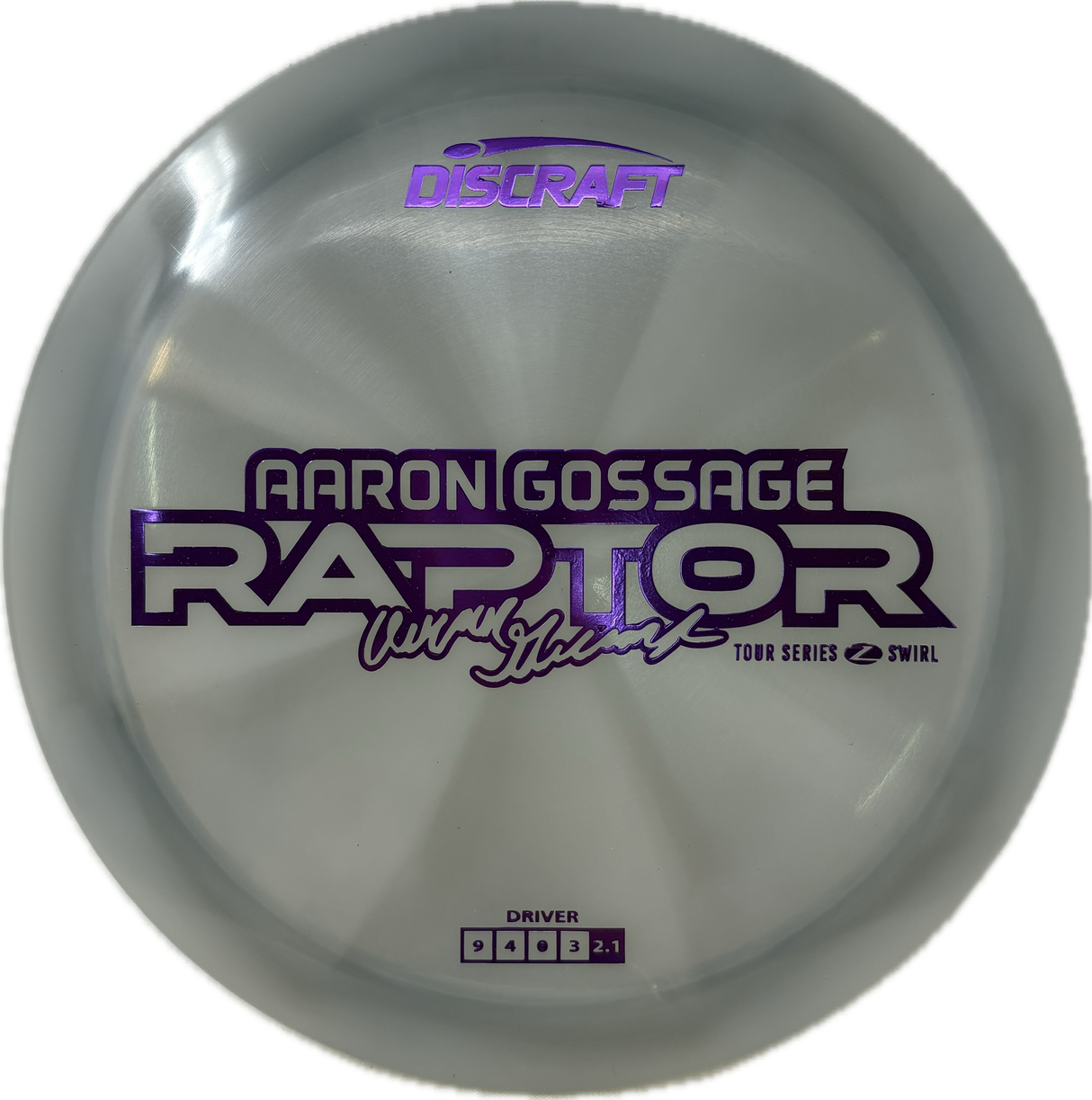 2025 Tour Series Raptor | Aaron Gossage-Discraft-Foundation Disc Golf