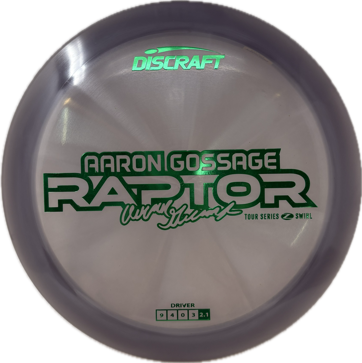 2025 Tour Series Raptor | Aaron Gossage-Discraft-Foundation Disc Golf