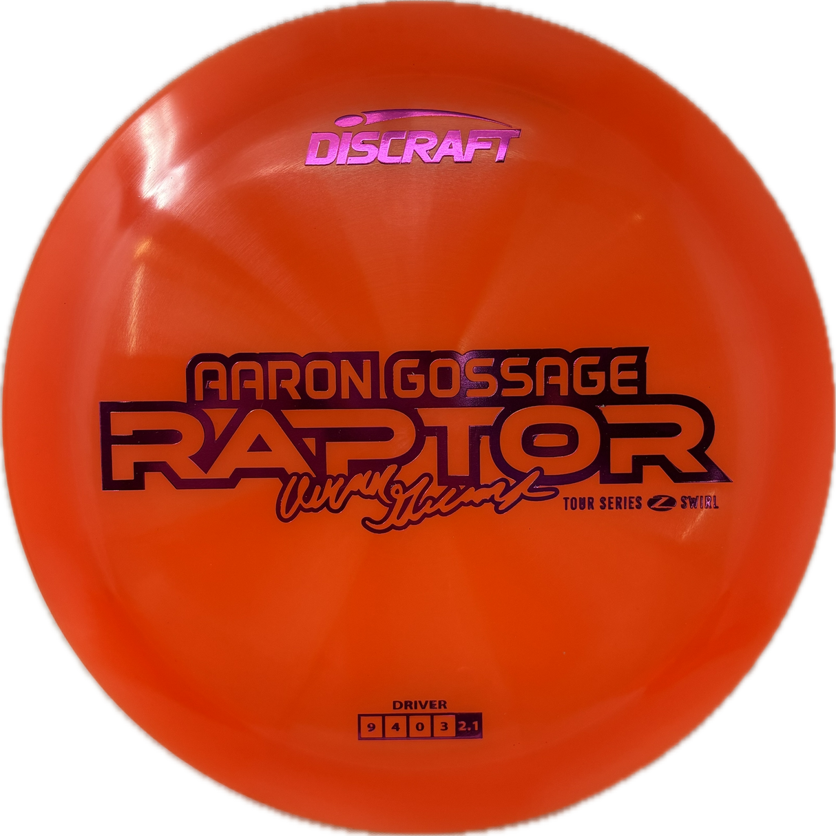 2025 Tour Series Raptor | Aaron Gossage-Discraft-Foundation Disc Golf