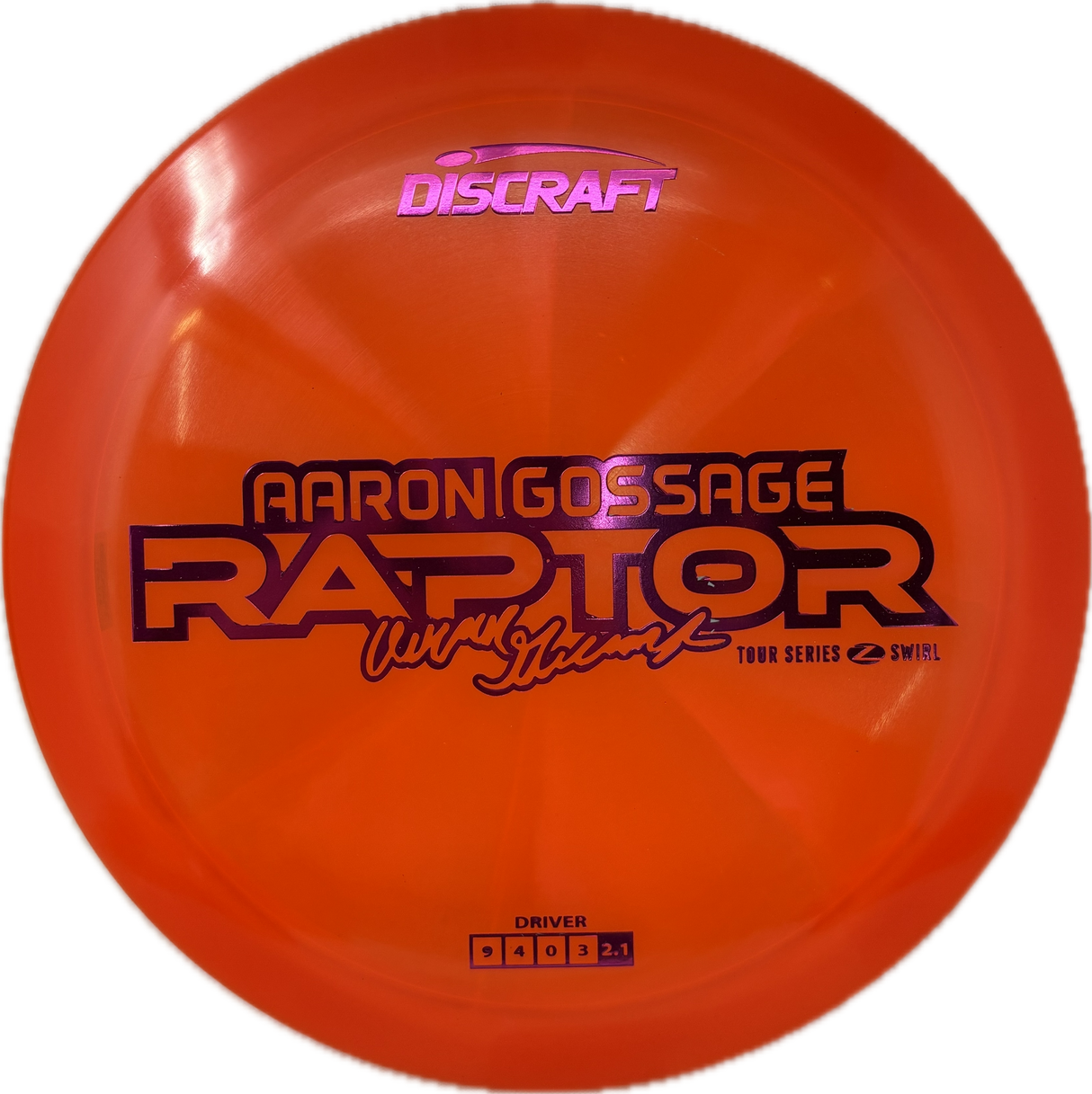 2025 Tour Series Raptor | Aaron Gossage-Discraft-Foundation Disc Golf