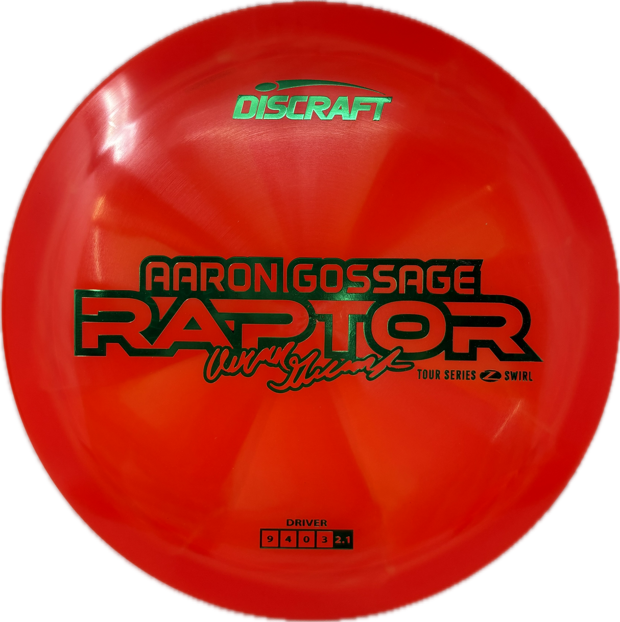 2025 Tour Series Raptor | Aaron Gossage-Discraft-Foundation Disc Golf