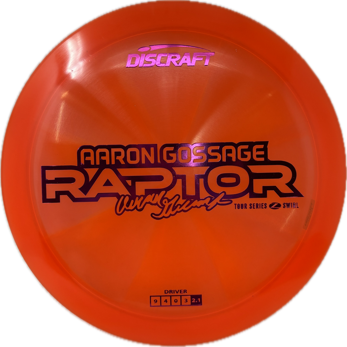 2025 Tour Series Raptor | Aaron Gossage-Discraft-Foundation Disc Golf