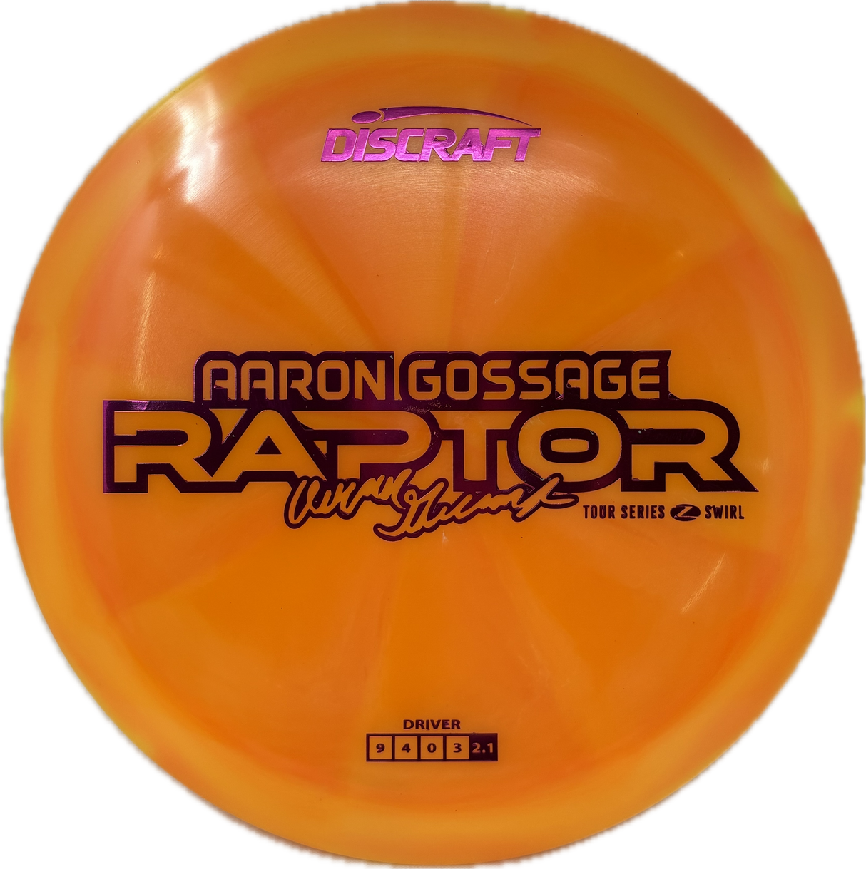 2025 Tour Series Raptor | Aaron Gossage-Discraft-Foundation Disc Golf