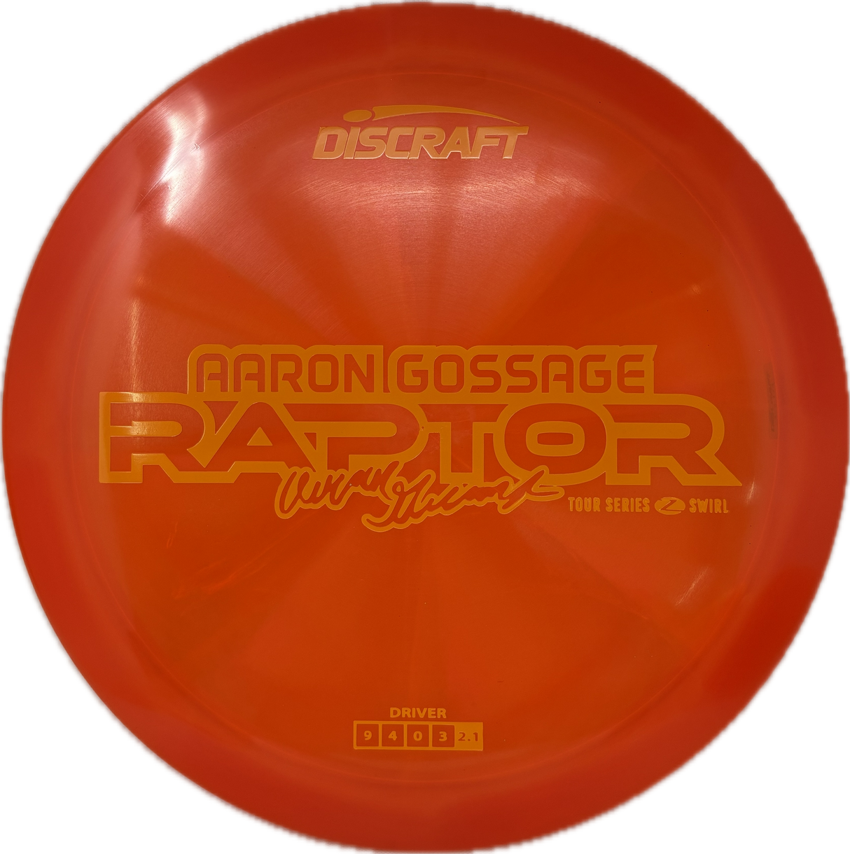 2025 Tour Series Raptor | Aaron Gossage-Discraft-Foundation Disc Golf