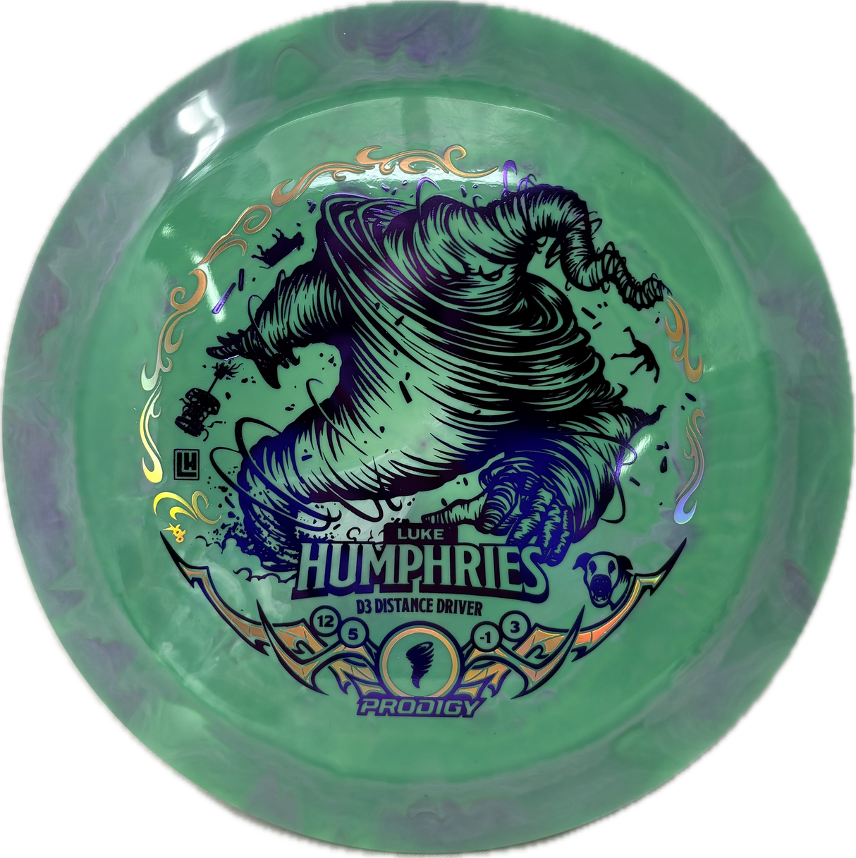 750 Spectrum D3 | Luke Humphries 2025 Signature Series-Prodigy-Foundation Disc Golf
