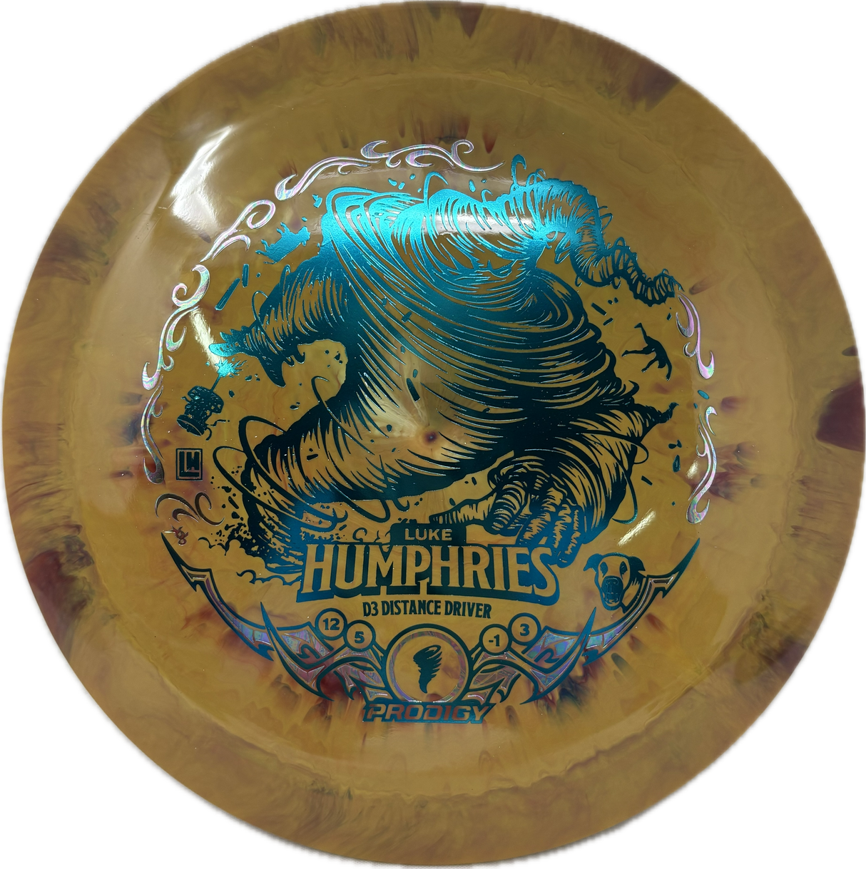 750 Spectrum D3 | Luke Humphries 2025 Signature Series-Prodigy-Foundation Disc Golf