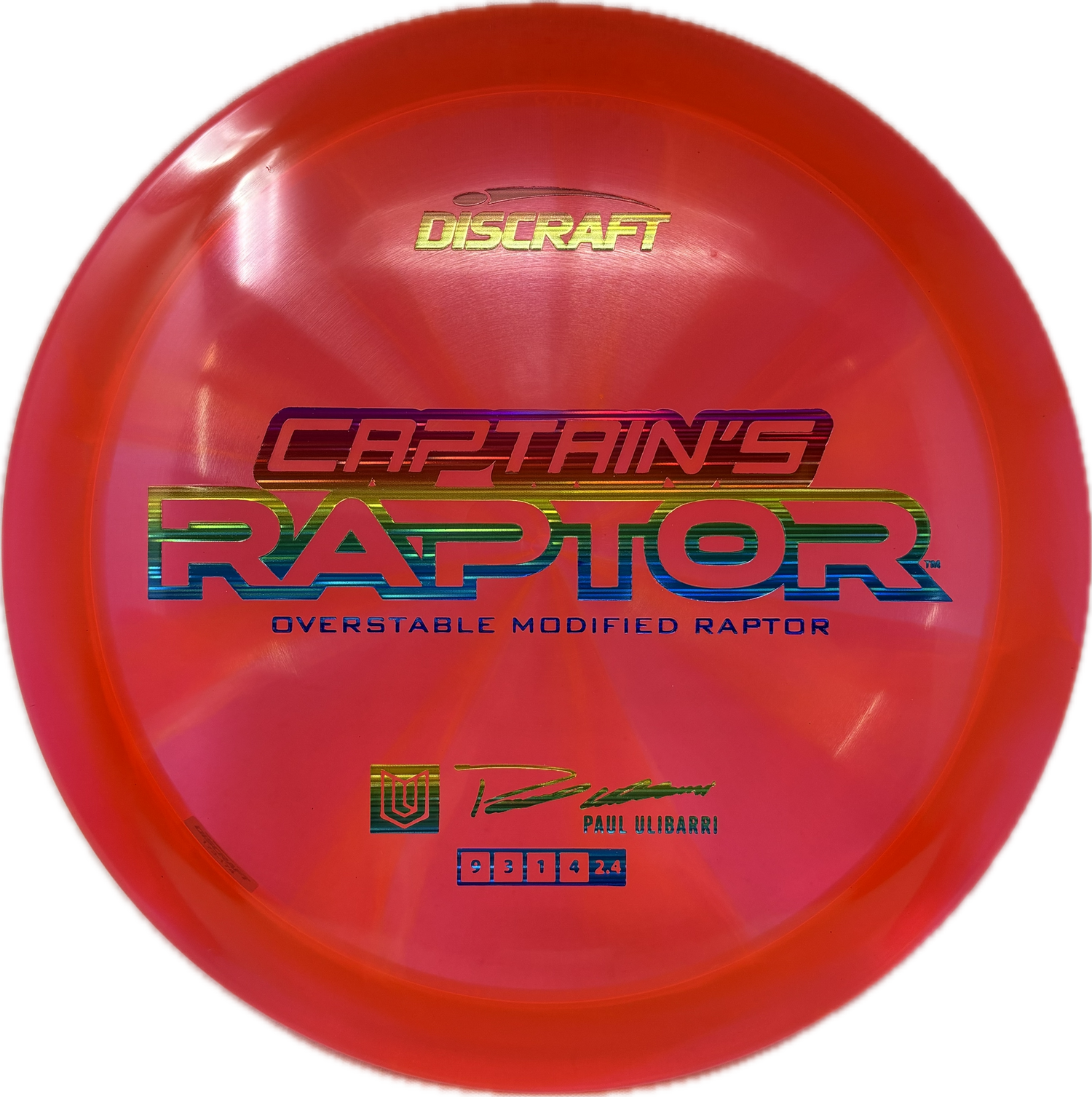 Captain's Raptor (B)-Discraft-Foundation Disc Golf