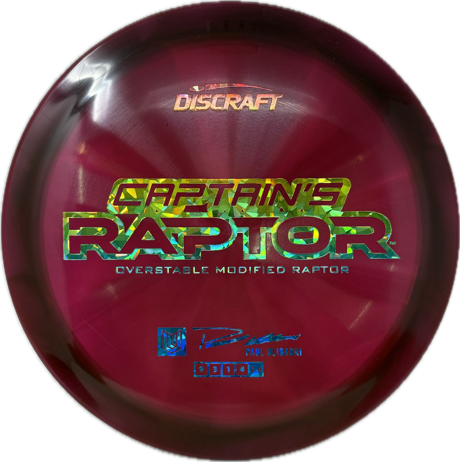 Captain's Raptor (B)-Discraft-Foundation Disc Golf