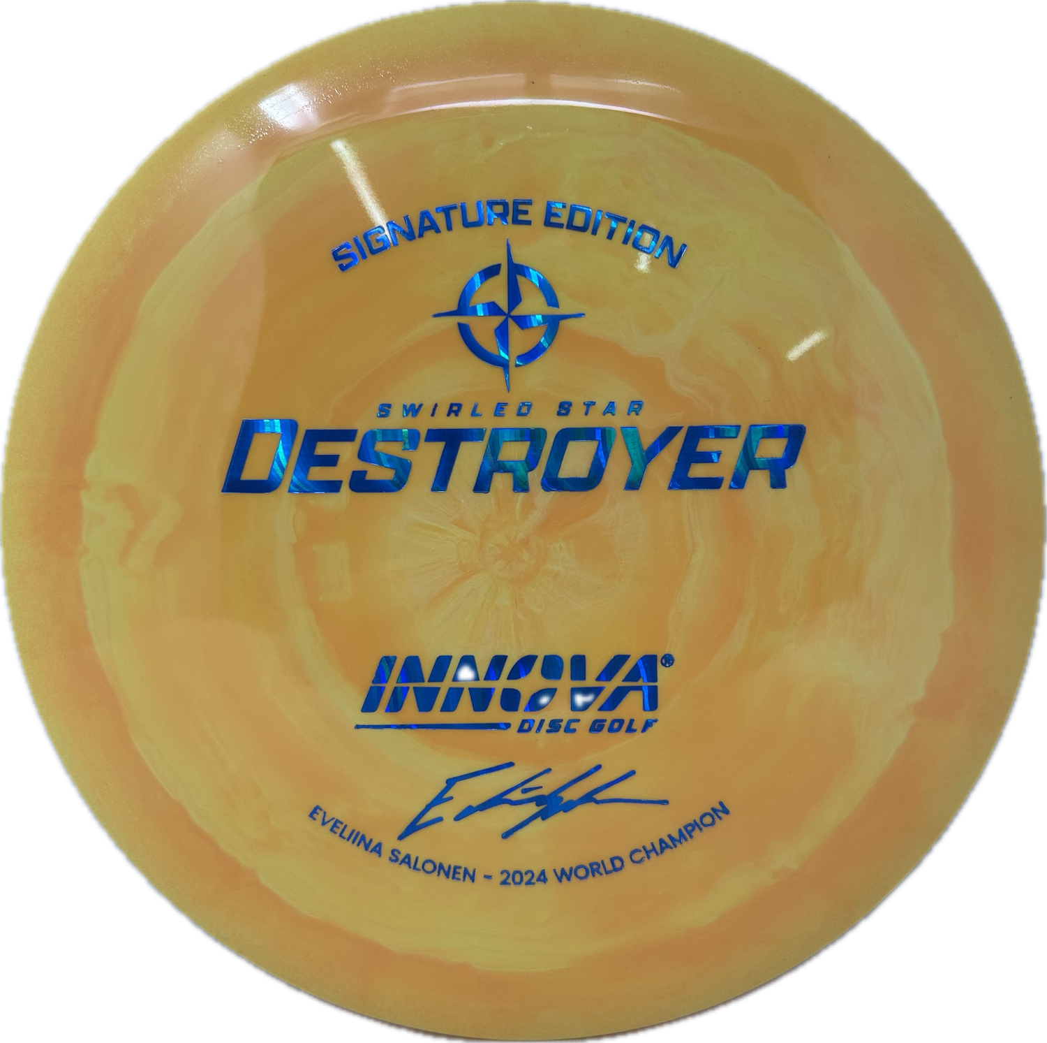 Eveliina Salonen Signature Edition Swirled Star Destroyer-Innova-Foundation Disc Golf