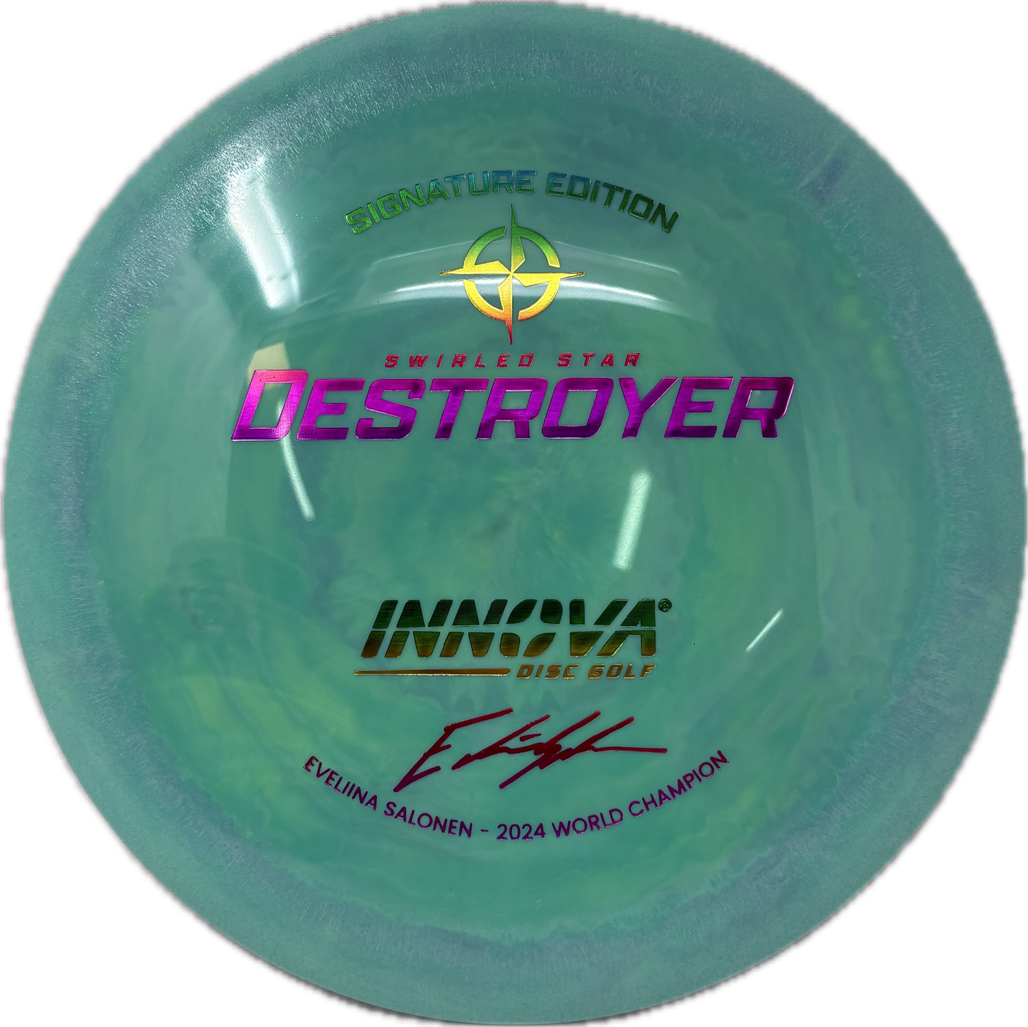 Eveliina Salonen Signature Edition Swirled Star Destroyer-Innova-Foundation Disc Golf