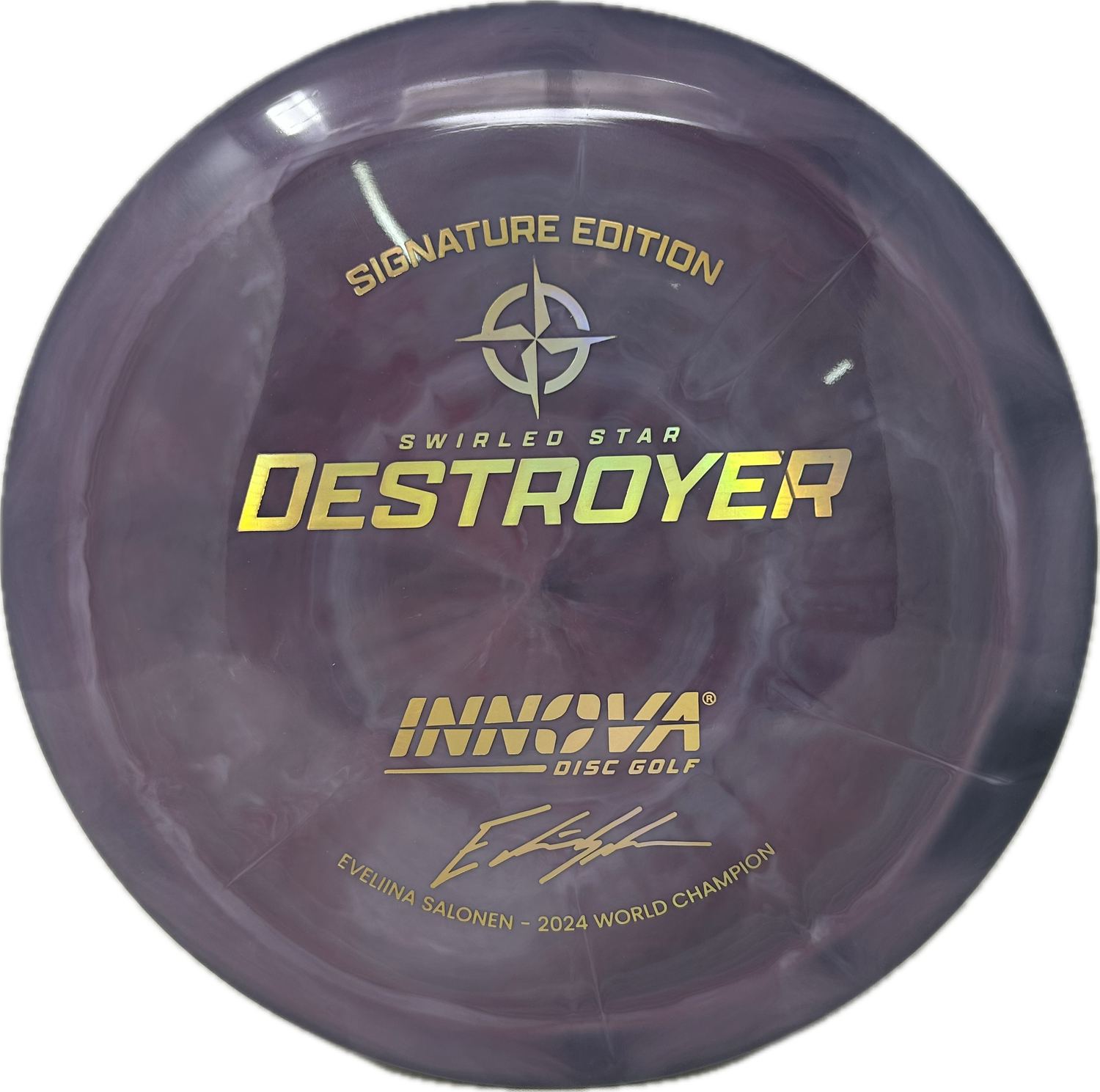 Eveliina Salonen Signature Edition Swirled Star Destroyer-Innova-Foundation Disc Golf