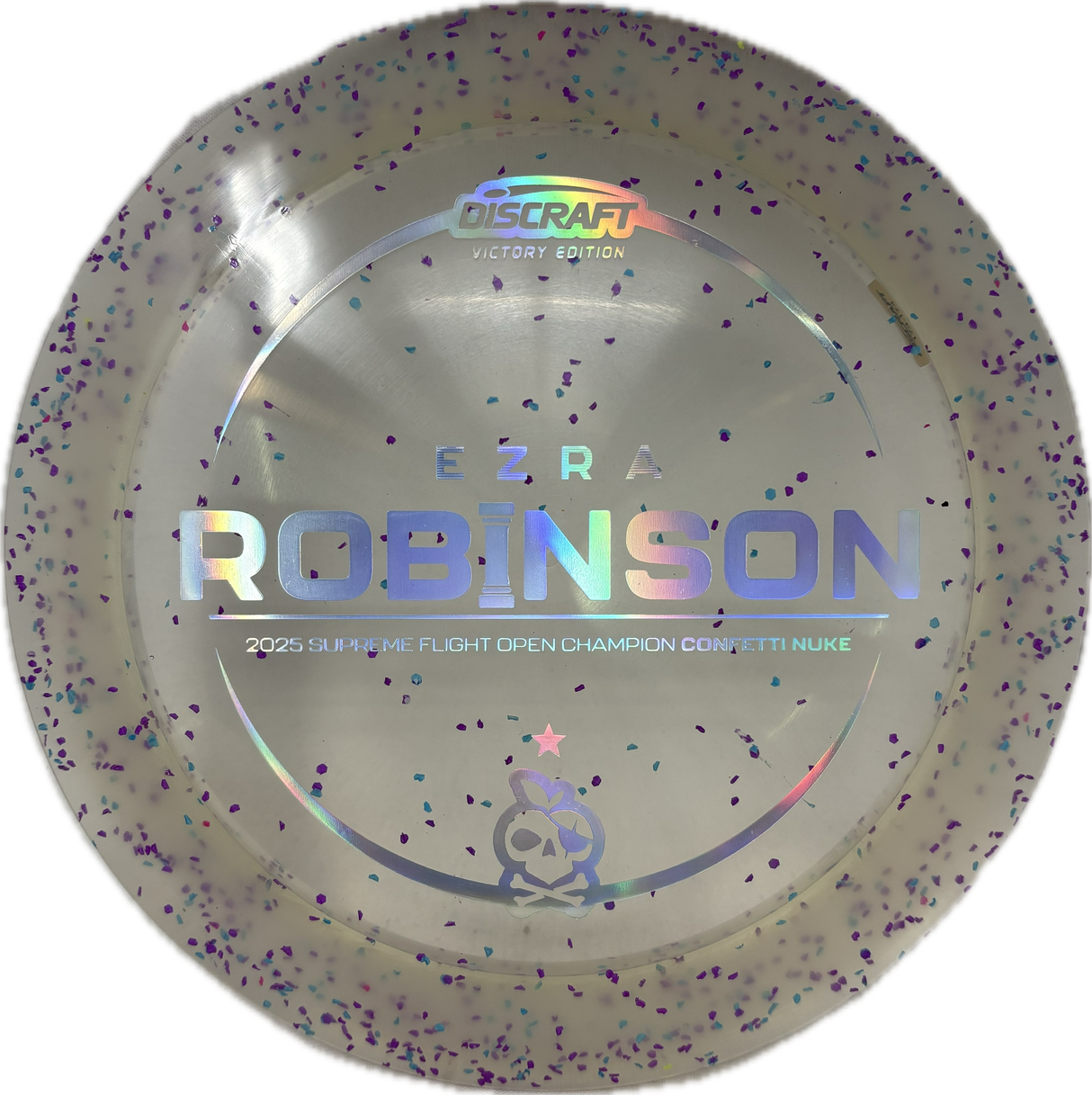 Ezra Robinson Victory Confetti Nuke-Discraft-Foundation Disc Golf