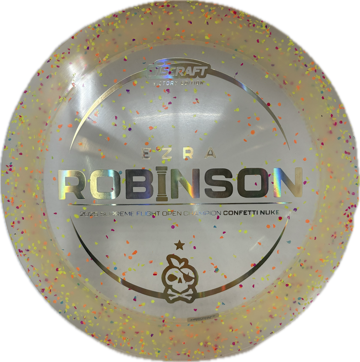 Ezra Robinson Victory Confetti Nuke-Discraft-Foundation Disc Golf