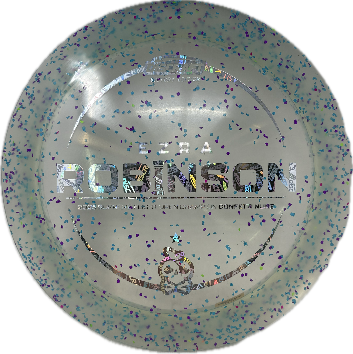 Ezra Robinson Victory Confetti Nuke-Discraft-Foundation Disc Golf