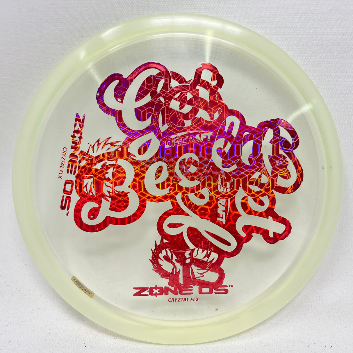 Get Beefy CryZtal FLX Zone OS (misprints)-Discraft-Foundation Disc Golf