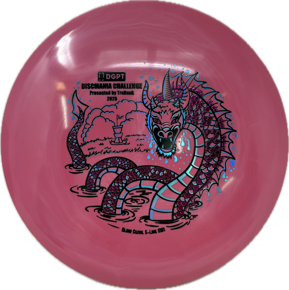 Glow Swirly S-Line MD1 | 2025 Discmania Challenge-Discmania-Foundation Disc Golf