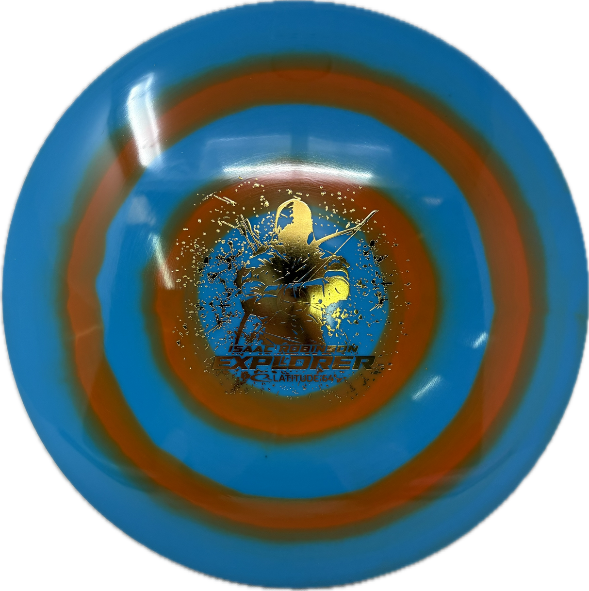Gold Bullseye Explorer | Isaac Robinson Team Series 2025-Latitude 64-Foundation Disc Golf