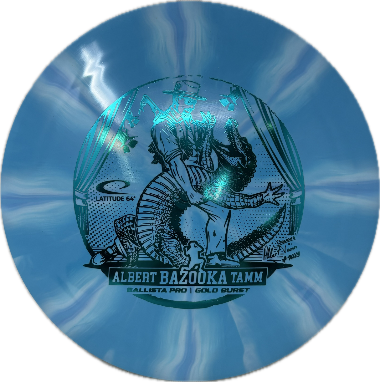Gold Extreme Burst Ballista Pro | Albert Tamm Team Series 2025-Latitude 64-Foundation Disc Golf