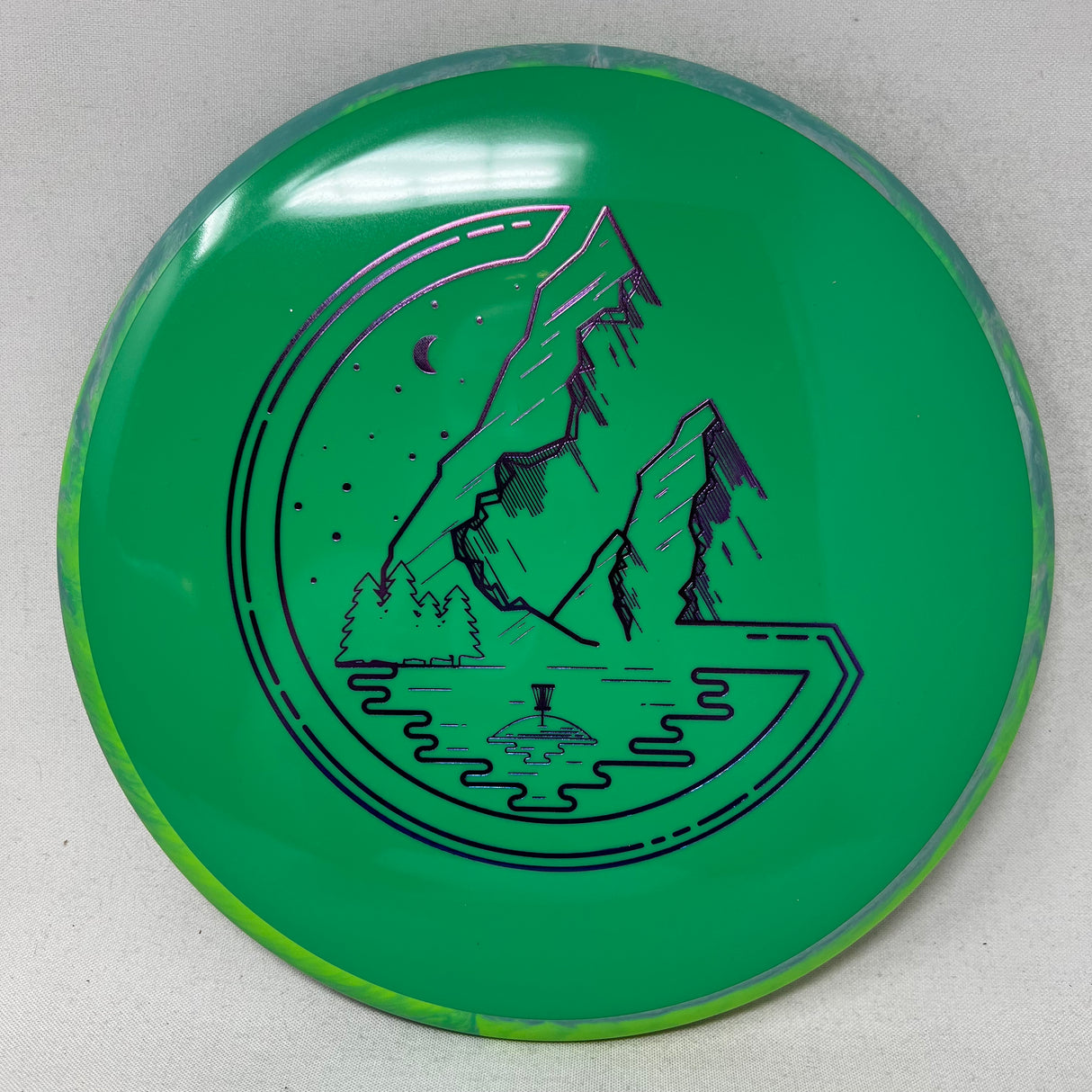 Hex - FDG Mountain Stamp no-MVP-Foundation Disc Golf
