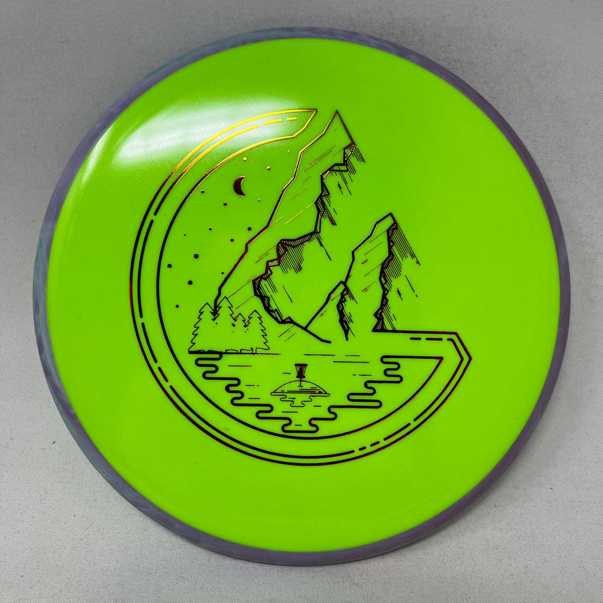 Hex - FDG Mountain Stamp no-MVP-Foundation Disc Golf