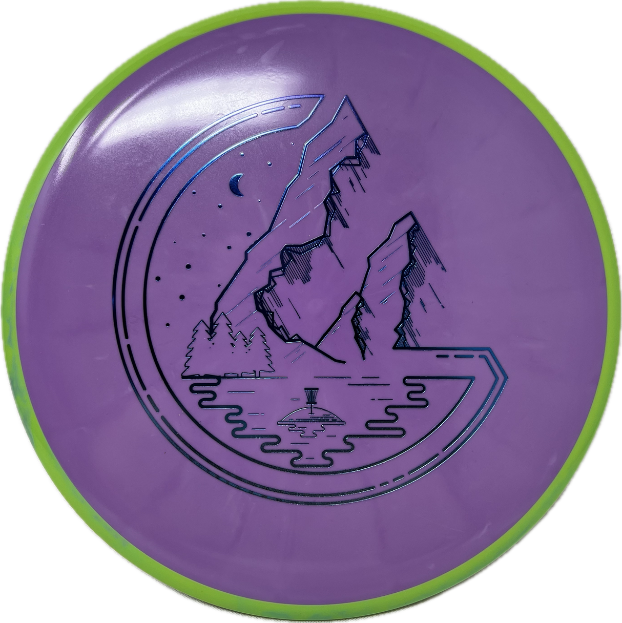 Hex - FDG Mountain Stamp no-MVP-Foundation Disc Golf