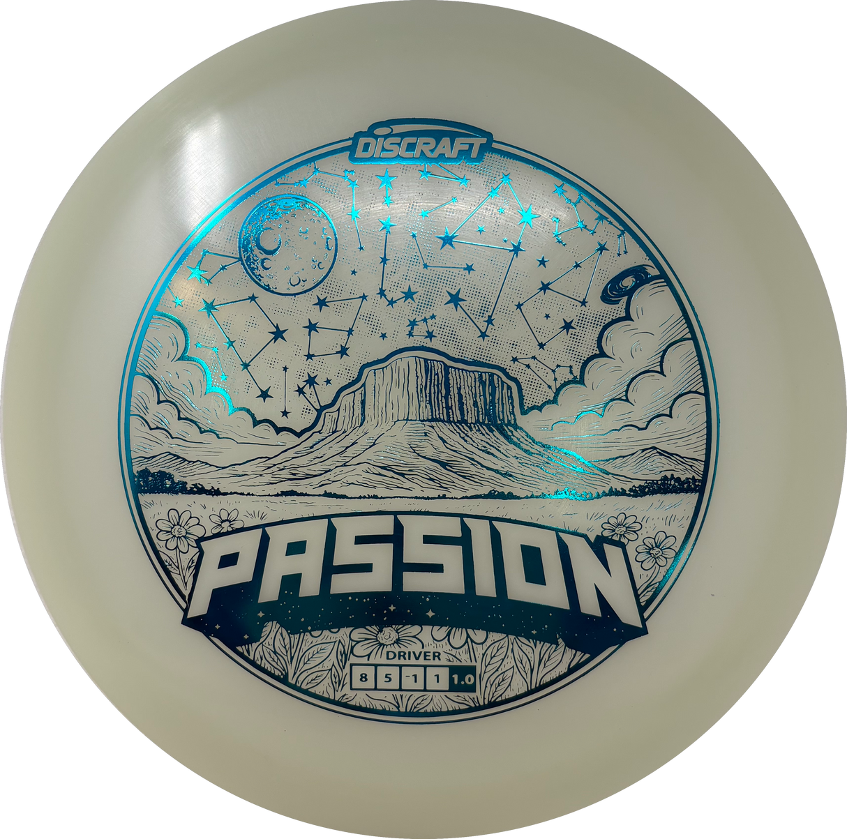 Mega Glo Passion-Discraft-Foundation Disc Golf