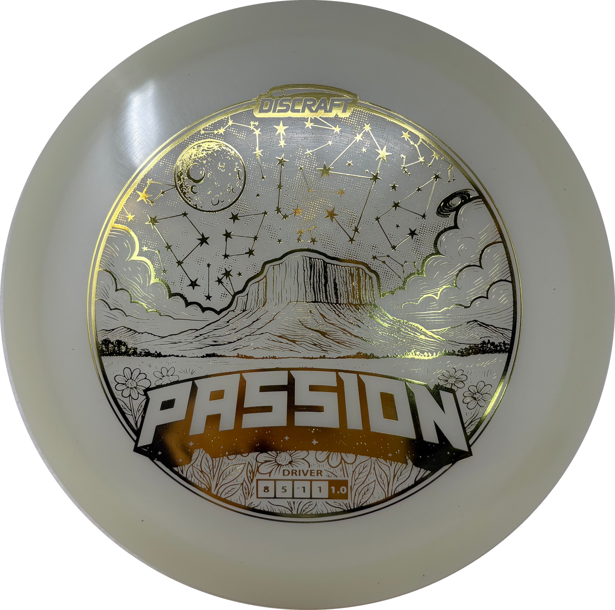 Mega Glo Passion-Discraft-Foundation Disc Golf