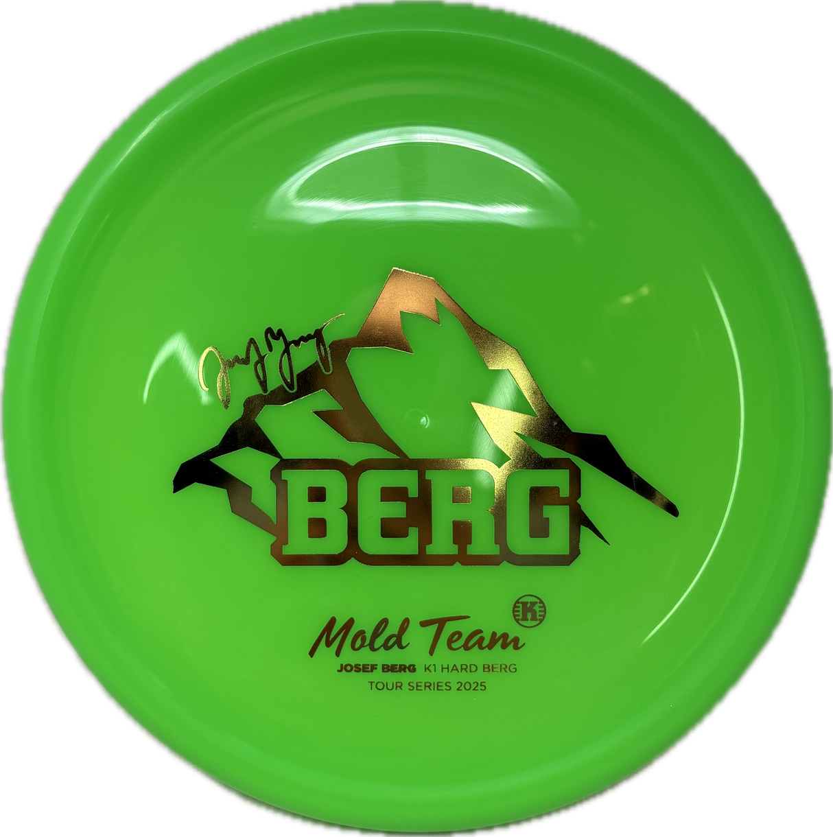 K1 Hard Berg | Josef Berg Mold Team-Kastaplast-Foundation Disc Golf