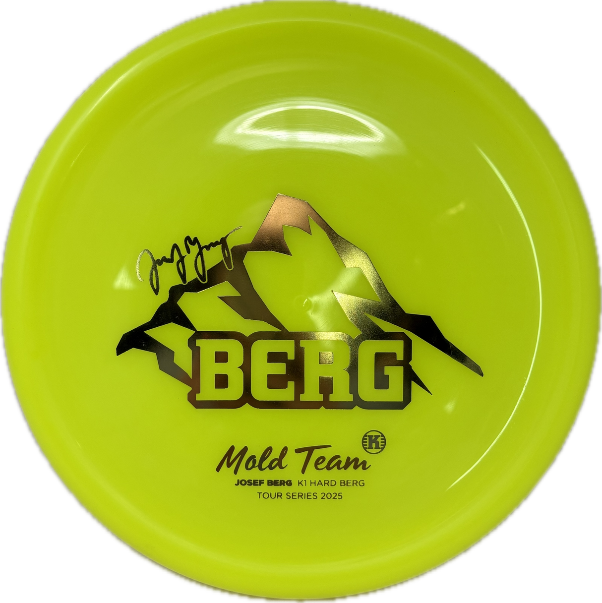 K1 Hard Berg | Josef Berg Mold Team-Kastaplast-Foundation Disc Golf