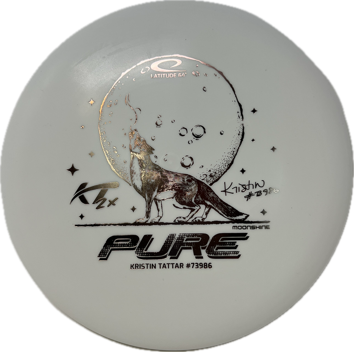 Kristin Tattar Zero Medium Moonshine Pure-Latitude 64-Foundation Disc Golf