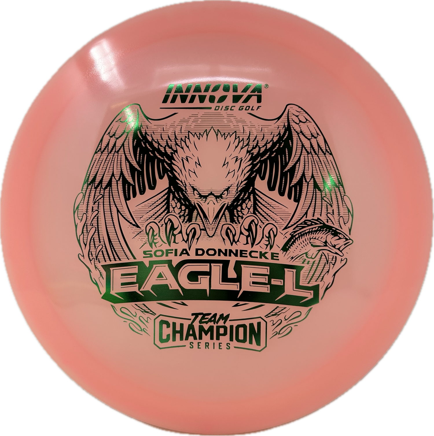 Proto Glow Champion Eagle-L Sofia Donnecke (Team Champion Series)-Innova-Foundation Disc Golf