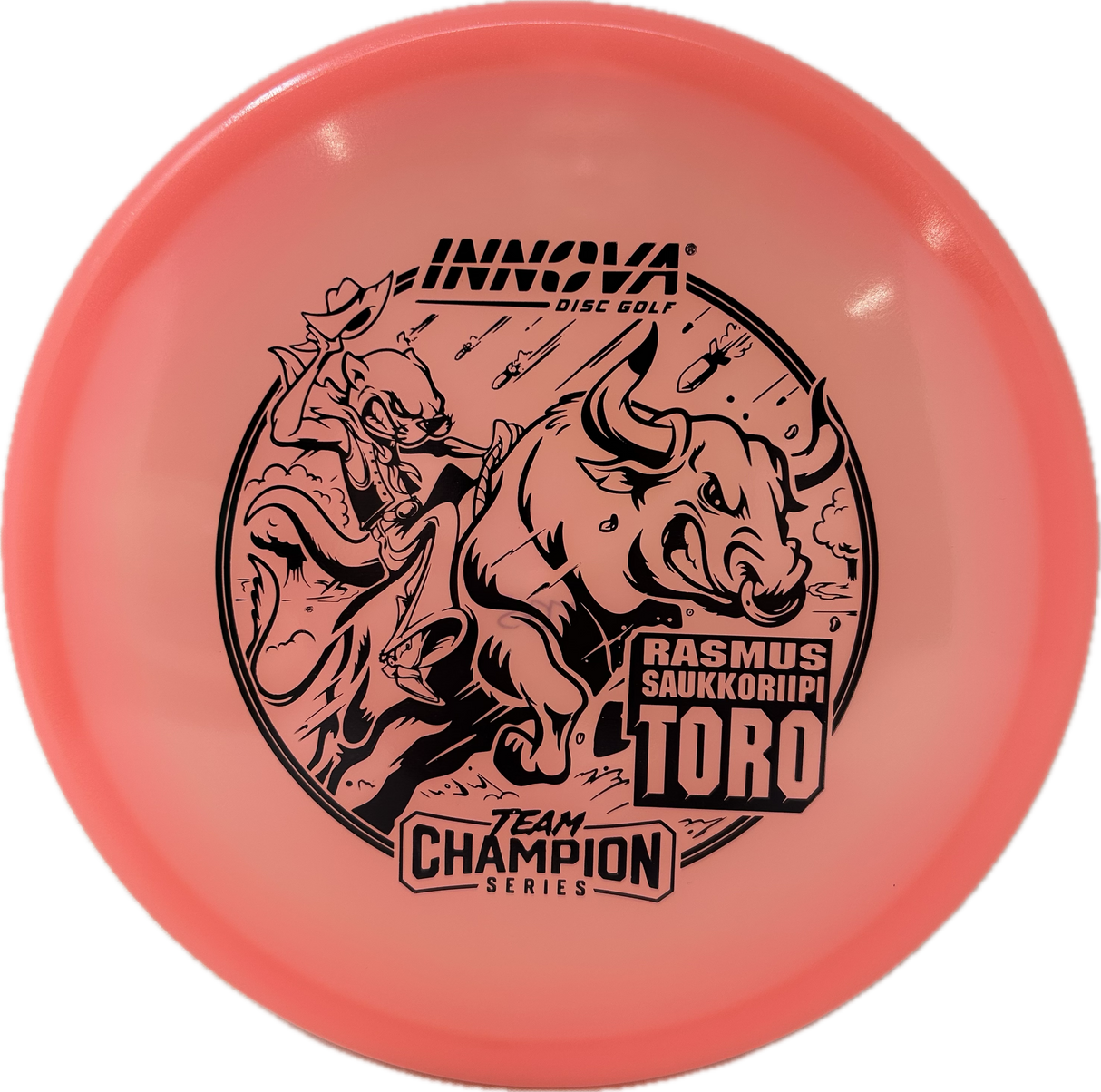 Proto Glow Champion Toro Rasmus Saukkoriipi (Team Champion Series)-Innova-Foundation Disc Golf