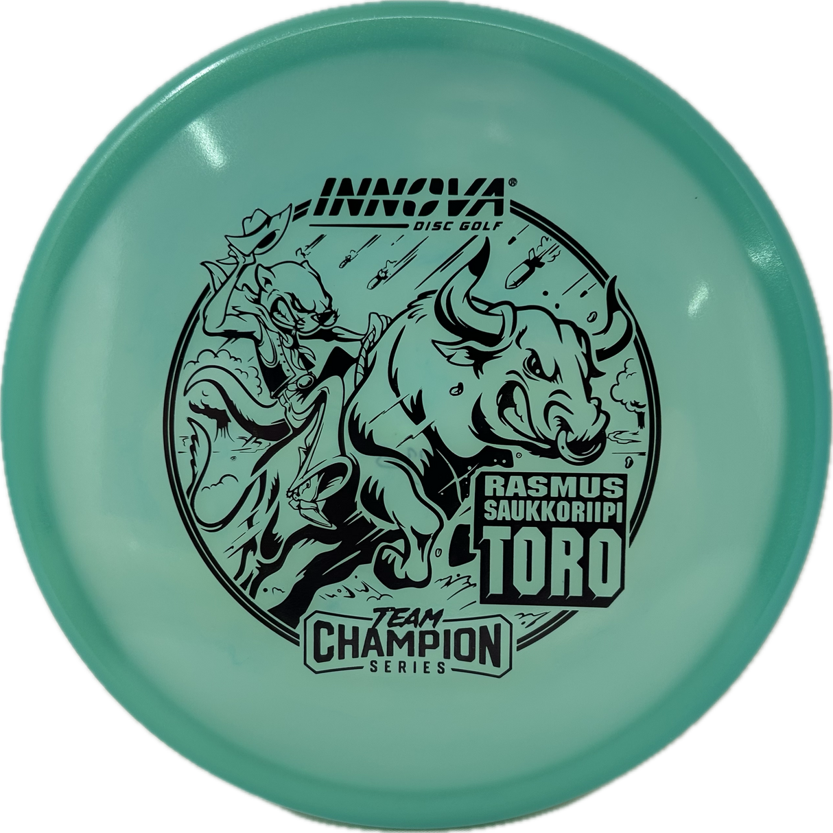 Proto Glow Champion Toro Rasmus Saukkoriipi (Team Champion Series)-Innova-Foundation Disc Golf