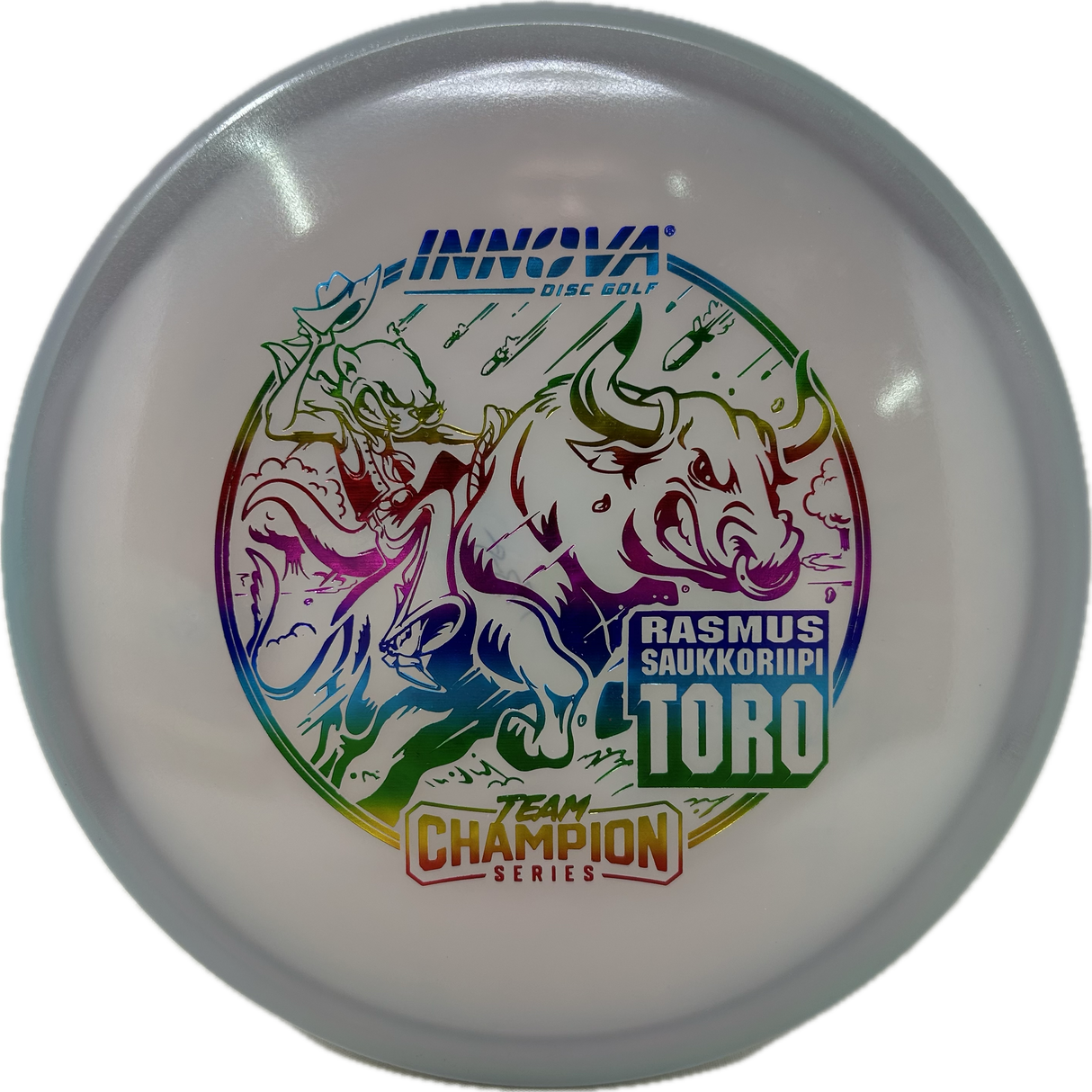 Proto Glow Champion Toro Rasmus Saukkoriipi (Team Champion Series)-Innova-Foundation Disc Golf