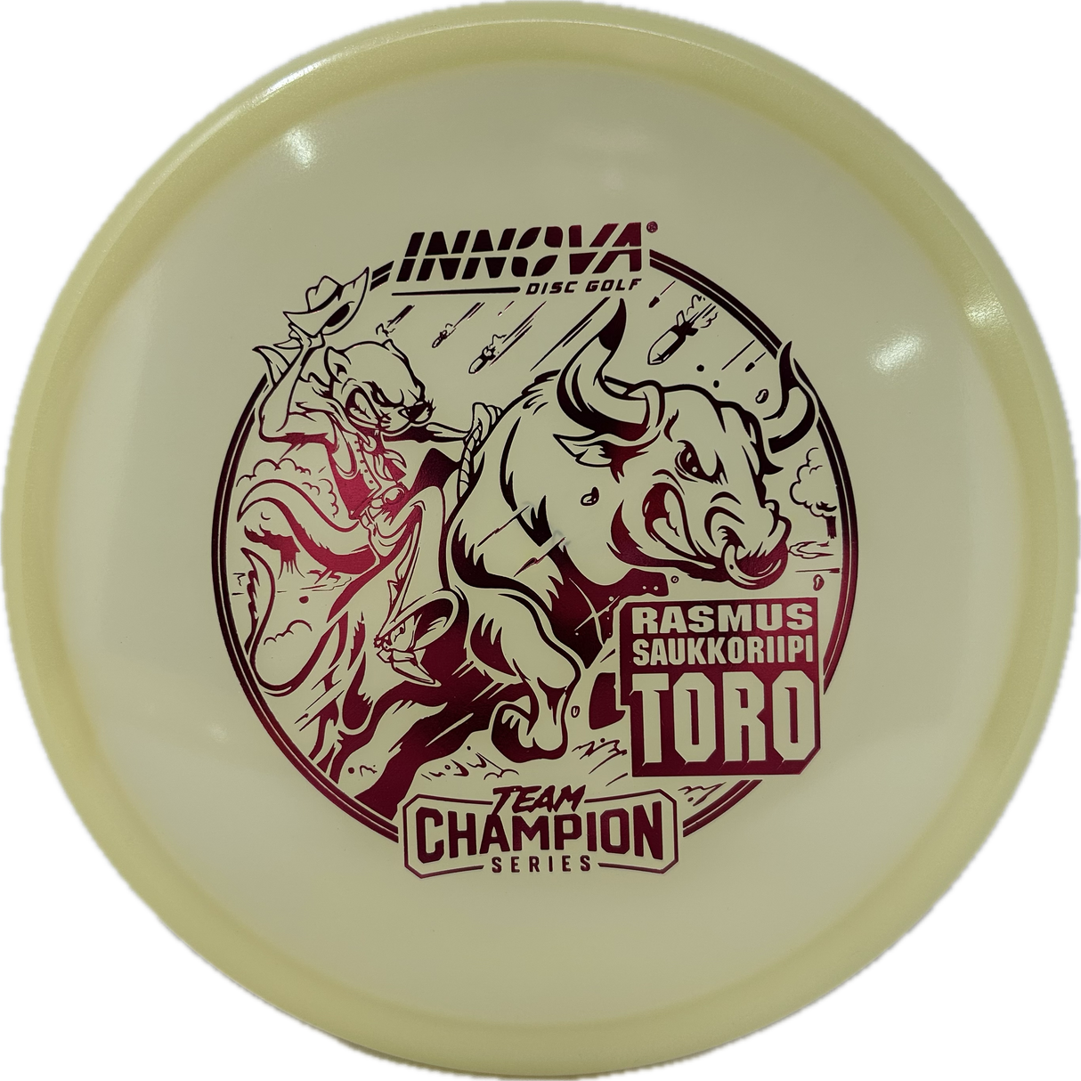 Proto Glow Champion Toro Rasmus Saukkoriipi (Team Champion Series)-Innova-Foundation Disc Golf