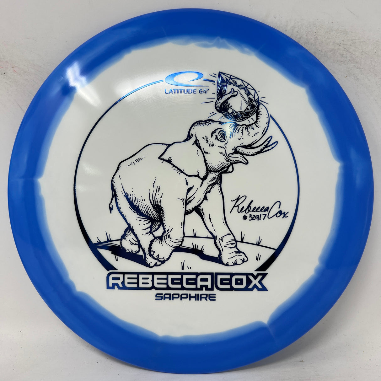 Rebecca Cox 2024 Team Series Sapphire-Latitude 64-Foundation Disc Golf