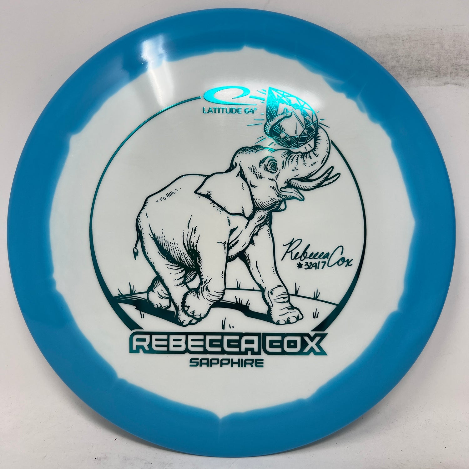 Rebecca Cox 2024 Team Series Sapphire-Latitude 64-Foundation Disc Golf