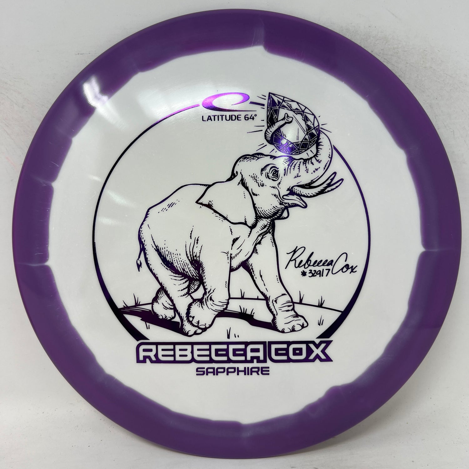 Rebecca Cox 2024 Team Series Sapphire-Latitude 64-Foundation Disc Golf
