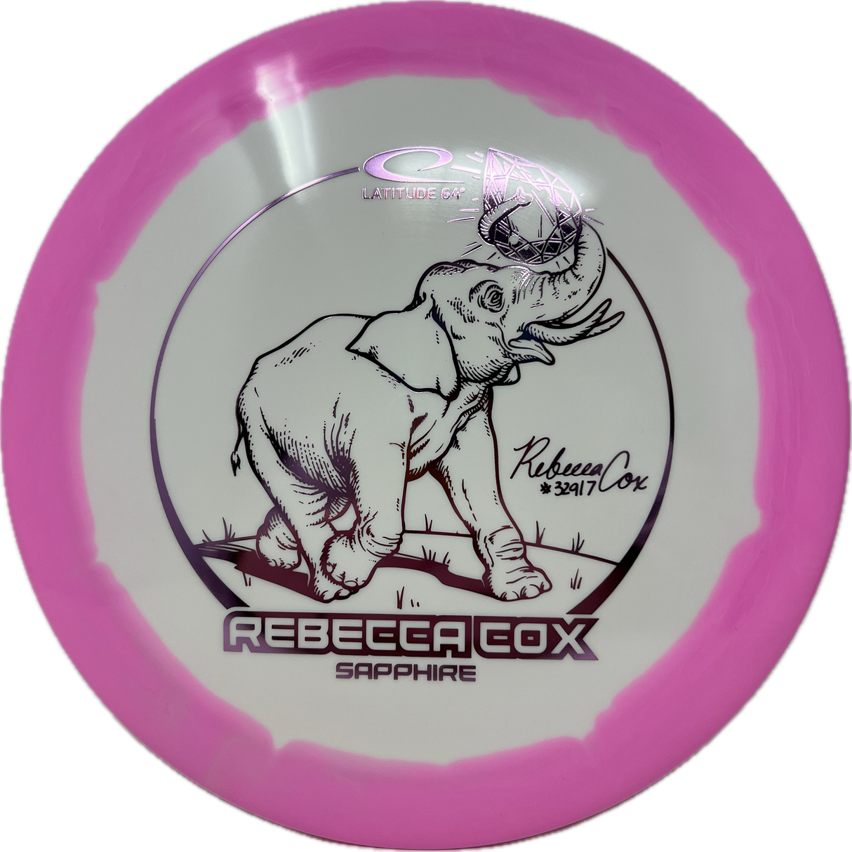 Rebecca Cox 2024 Team Series Sapphire-Latitude 64-Foundation Disc Golf