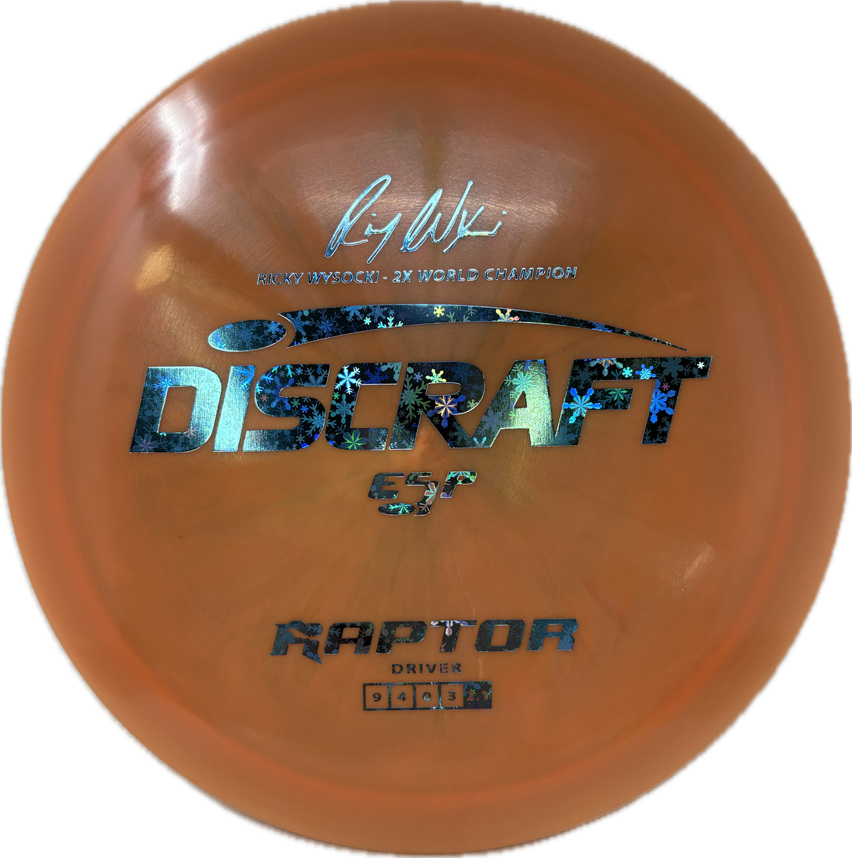 Ricky Wysocki Signature Series Raptor-Discraft-Foundation Disc Golf