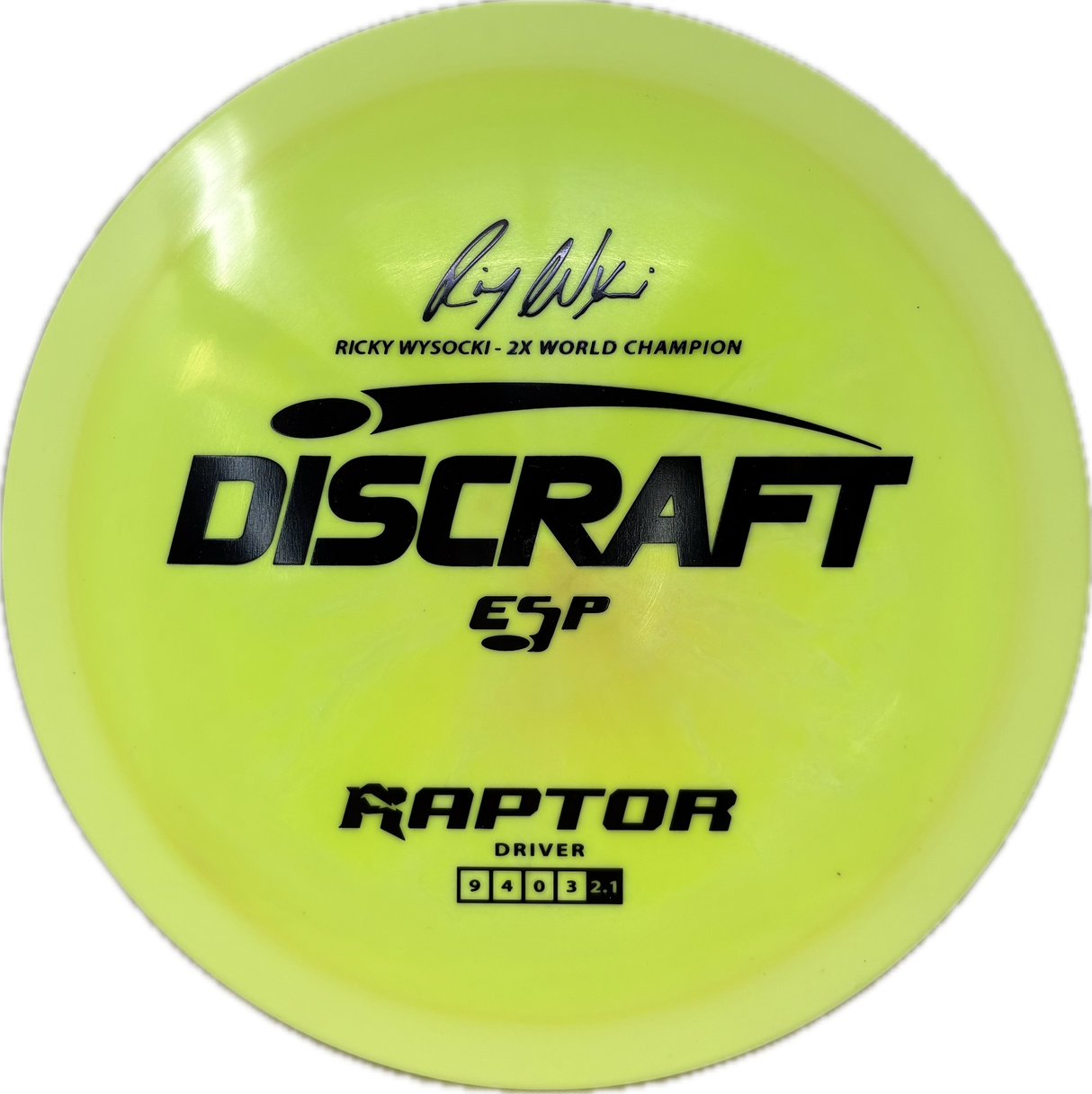 Ricky Wysocki Signature Series Raptor-Discraft-Foundation Disc Golf