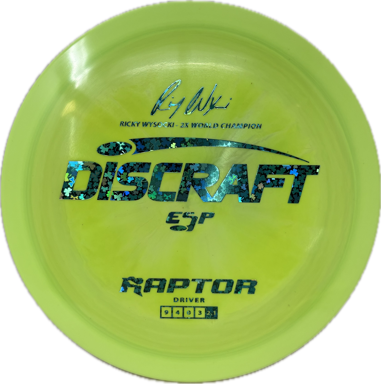 Ricky Wysocki Signature Series Raptor-Discraft-Foundation Disc Golf