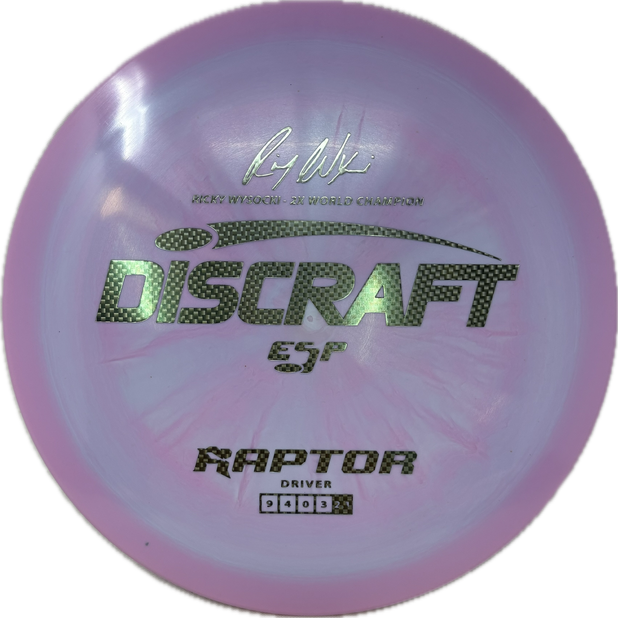 Ricky Wysocki Signature Series Raptor-Discraft-Foundation Disc Golf